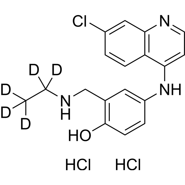 N-Desethyl amodiaquine-d5 dihydrochloride 1216894-33-5